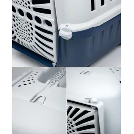 LIONTO Transportbox 48 x 31,5 x 33 cm Blau