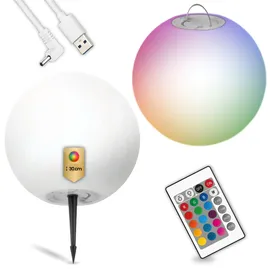 Kobi Kugelleuchte Solar 30 cm IP54 3000K + RGB
