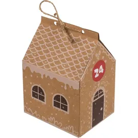 Out of the Blue DIY Adventskalender zum Befüllen mit 24 Häuschen