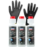 ILODA Schutzhandschuhe + 3xLM 250ml 21898 SCR Anti-Kristall Additiv Konzentrat für AdBlue, reduziert die Bildung von Ablagerungen im AdBlue-Tank