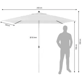 Doppler Act Neo Push Up 250 x 200 cm Natur