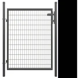 Tetzner & Jentzsch T & J Einzeltor inkl. Pfosten Strong Anthrazit 125 cm x 103 cm