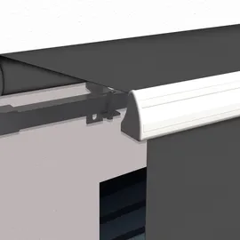 Eclipse Gelenkarmmarkise 2,5 x 2 m grau-weiß