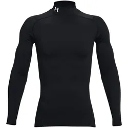 UNDER ARMOUR ColdGear Mock Kompressionsshirt Herren 001 - black/white L