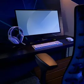 Logitech G915 X Lightspeed, weiß, LEDs RGB, GL CLICKY, USB/Bluetooth, DE (920-012686)