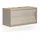Vicco Waschbeckenunterschrank Edelin 2 Schubladen 100 x 50 x 45 cm Grau