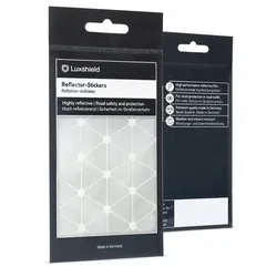 Luxshield Reflektoren Aufkleber Dreiecke Klein Silber Modell 2024