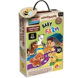 Lisciani MONTESSORI Holz Baby Bauernhof