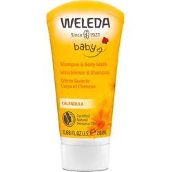 Weleda Baby Waschlotion & Shampoo Calendula - milde Reinigung 20 ml