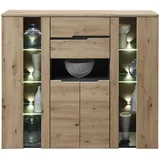 Innostyle Highboard MEMPHIS, 145 x 127 cm - Sideboards, Highboards