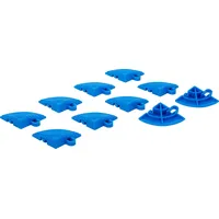 BGS 74548 | Kunststoff-Fliesen-Eckelement-Set Klick-System 57 x 57 x