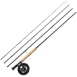 Greys Gcbofin908 Gry Fin 9Ft 8Line 4Pc Fliegenruten-Kombo