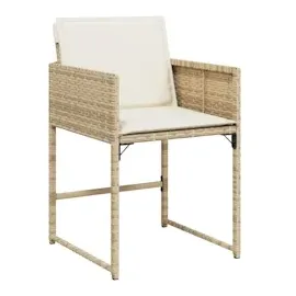 vidaXL Gartenstuhl 55 x 54 x 27 cm beige 4 St.