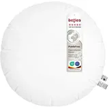 beties - PublikFree - Rundkissen Ø 80 cm – 800 g Faserbällchen – tierfreies Premium Innenkissen & Kissenfüllung – Baumwoll Inlett waschbar – Sofakissen rund & Bodenkissen – weich & bauschig