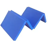 RoniKids Klappmatte 180 x 60 x 5 cm Klappmatte Schutzmatte Weichbodenmatte Gymnastikmatte Spielmatte für Kinderzimmer (Blau)