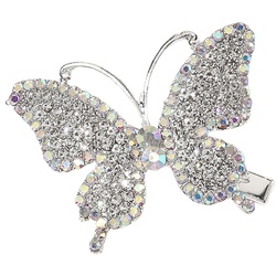 Chris Rubin Evie Butterfly Haarspange Silber Damen 