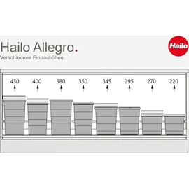 HAILO Allegro 220 14 l Dunkelgrau