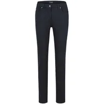 GOLDNER Kurzgröße: Lange Freizeithose BELLA mit Formbund in schwarz | Gr.: 23