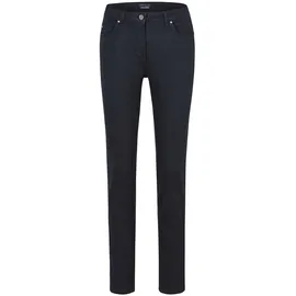 GOLDNER Kurzgröße: Lange Freizeithose BELLA mit Formbund in schwarz | Gr.: 23