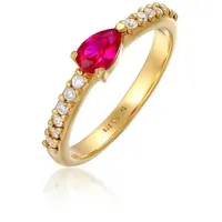 Elli Ring 925 Sterling Silber Tropfen in Gold |