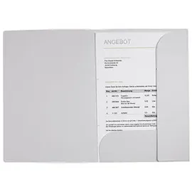 Veloflex Präsentationsmappe Grey Elegance A4 Grau/Beige 3 St.