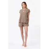 Fila Shorty Pyjama-Shorts Braun XS (34)