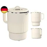 Faltbarer Wasserkocher 1L, Camping Tragbarer Wasserkocher, Reise Wasserkessel,