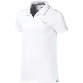 Puma Poloshirt Puma Mädchen Polo-Shirt Girls Essential Polo 578136 weiß 176 EU