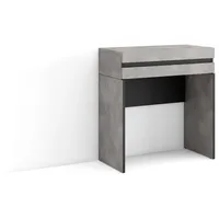 SKRAUT HOME Konsolentisch, Grau, Holzwerkstoff, Rechteckig, 70x75x35 cm, Wohnzimmer,