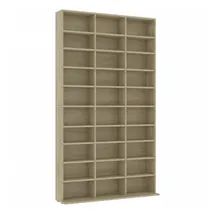 vidaXL CD-Regal 102 x 16 x 177,5 cm Braun