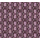 Architects Paper Jungle Chic Vliestapete 10 m x 0,64 m lila/schwarz 377073