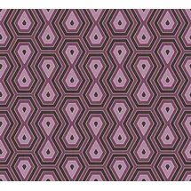 Architects Paper Jungle Chic Vliestapete 10 m x 0,64 m lila/schwarz 377073