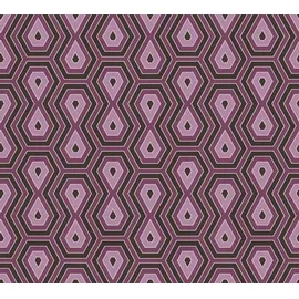 Architects Paper Jungle Chic Vliestapete 10 m x 0,64 m lila/schwarz 377073
