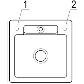 Villeroy & Boch Siluet 50 S crema + Excenterbetätigung