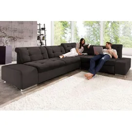sit&more Ecksofa "Pale L-Form", inklusive Kopfteilverstellung, wahlweise mit Bettfunktion