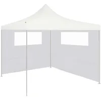 vidaXL Seitenwand für Pavillon 6x2 m Weiß