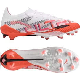 Puma Ultra 5 Ultimate Herren Puma White-Puma Black-Glowing Red 46