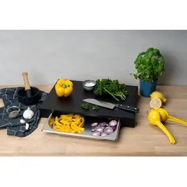 Continenta Schneidebrett mit Schublade, Duracore