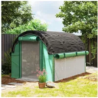 Outsunny Gewächshaus Folie Grün 3 x 2 x 2 m