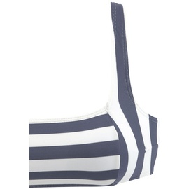 VENICE BEACH Bustier-Bikini, Damen marine-weiß, Gr.36 Cup C/D,