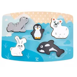 Hape Fühlpuzzle »Polartiere«, 6-tlg.
