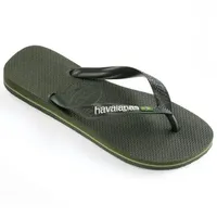 Havaianas Brasil Logo Olive Gr 41/42