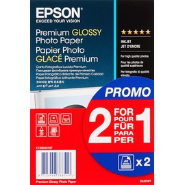 Epson Premium Glossy 10 x 15 cm 255 g/m2 2 x 40 Blatt