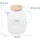 Relaxdays Teekanne Glas, Bambusdeckel, 1,8 Liter, mit Ausgusssieb, Glaskanne für losen Tee & Kaltgetränke, transparent