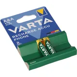 2x Akku AAA 1,2V 800mAh kompatibel Telefon AEG Eole 1425 1800B 1825