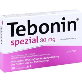 Dr Willmar Schwabe GmbH & Co KG TEBONIN spezial 80 mg Filmtabletten 30 St.