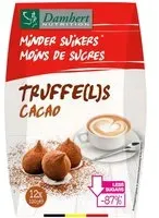 Damhert Moins de Sucres truffes Chocolat 120 g