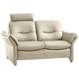 Hukla Couch Glattleder 2-Sitzer Beige