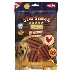 Hunde - Leckerli NOBBY StarSnack Chicken Burger, Ø 6,5 cm, 113 g