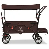 FUXTEC Fuxlife Smarter Bollerwagen FX-CT800 Braun